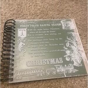 Christmas chipboard scrapbook